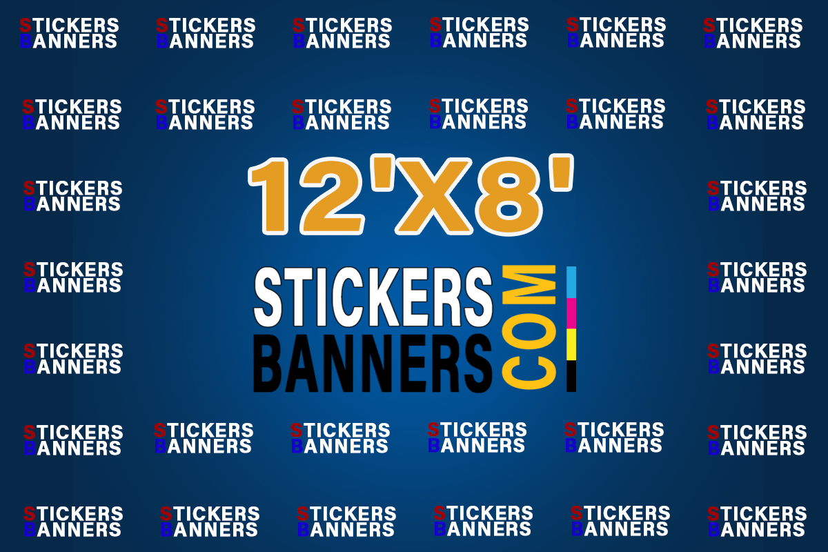 12'x8' Custom Vinyl Step & Repeat Banner Only