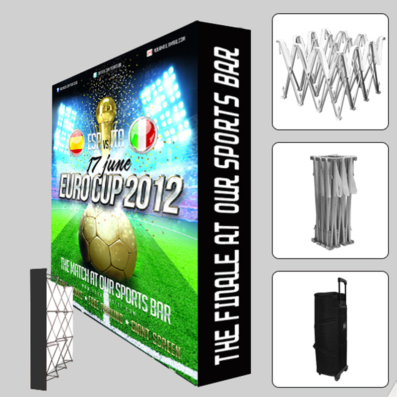 Promotional box for Euro Cup 2012 with sports bar theme, featuring soccer ball and flags.